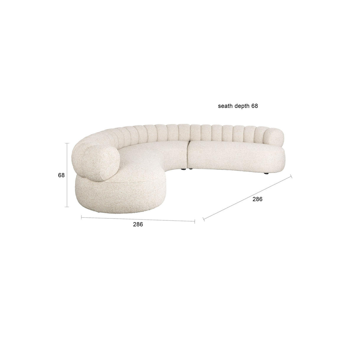 ESSZIMMERBANK Elroy 160 cm Holz Braun - Braun, Holz (160/46/35cm) - Dutchbone