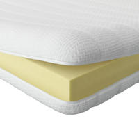 VISCOTOPPER 150/200 cm - 6cm Höhe & Toledo Bezug - Weiß, Textil (150/200cm) - AM Qualitätsmatratzen