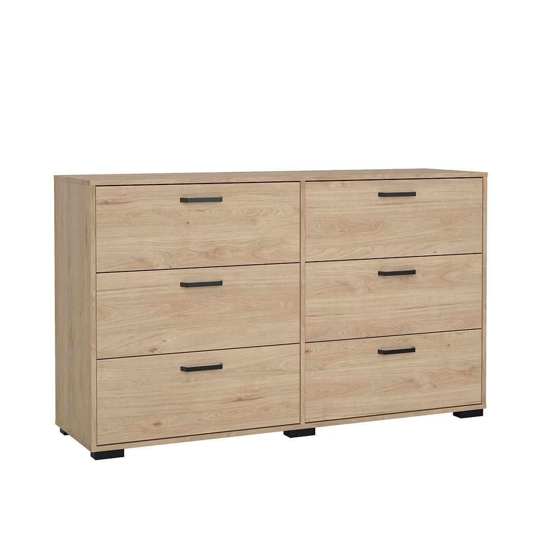 KOMMODE, Sofia, Eiche, Holzwerkstoff, 139 x 40 x 83 cm - Eichefarben, Holzwerkstoff (139/83/40cm) - ebuy24
