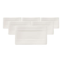 SUSHI-TELLER Modern Grace weiß 24 x 14 cm 6er Set - Weiß, Keramik (1cm) - Villeroy & Boch