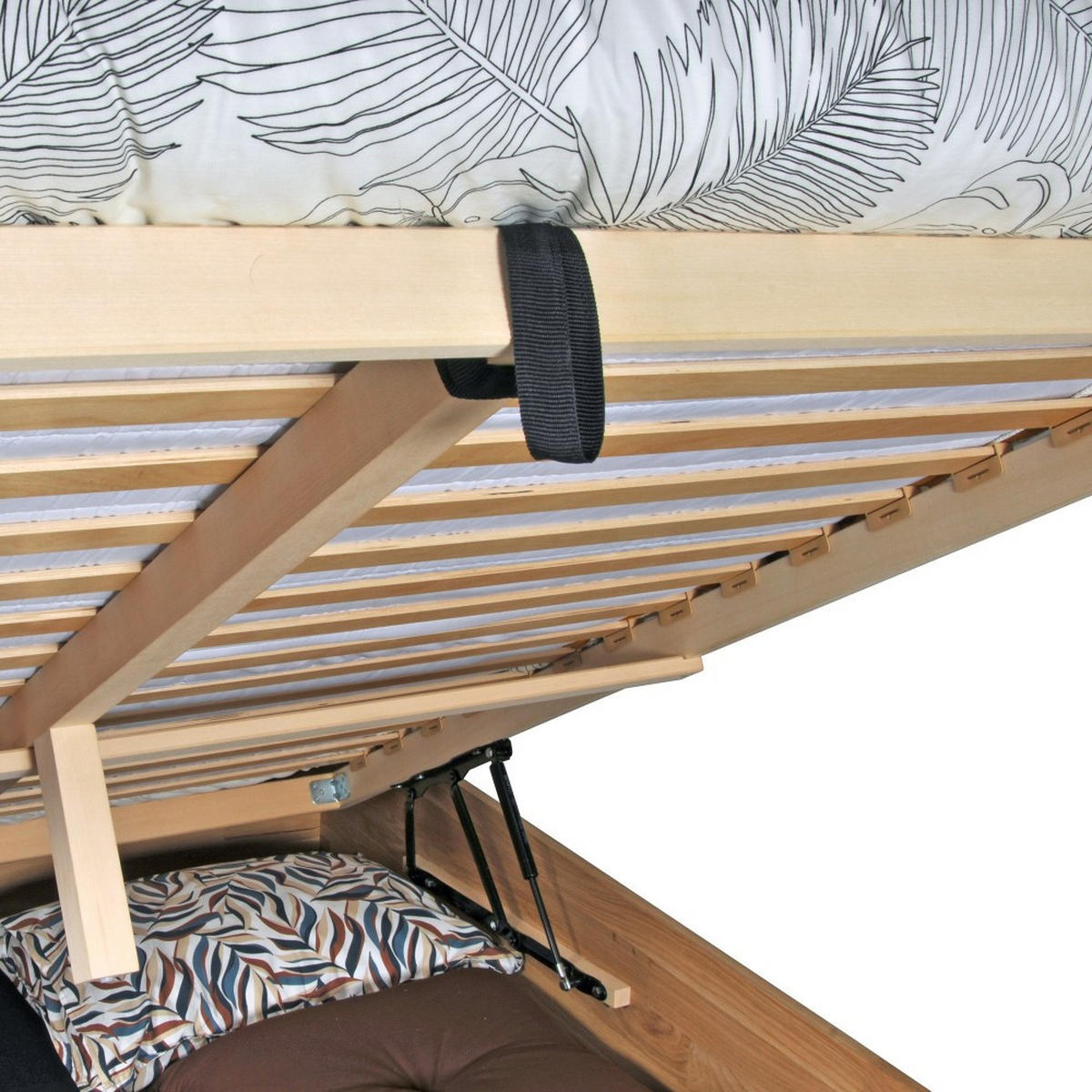 MASSIVHOLZBETT mit Bettkasten/140x200cm BEN- Eiche geölt - Eichefarben, Holz (140/200cm) - Weber Industries