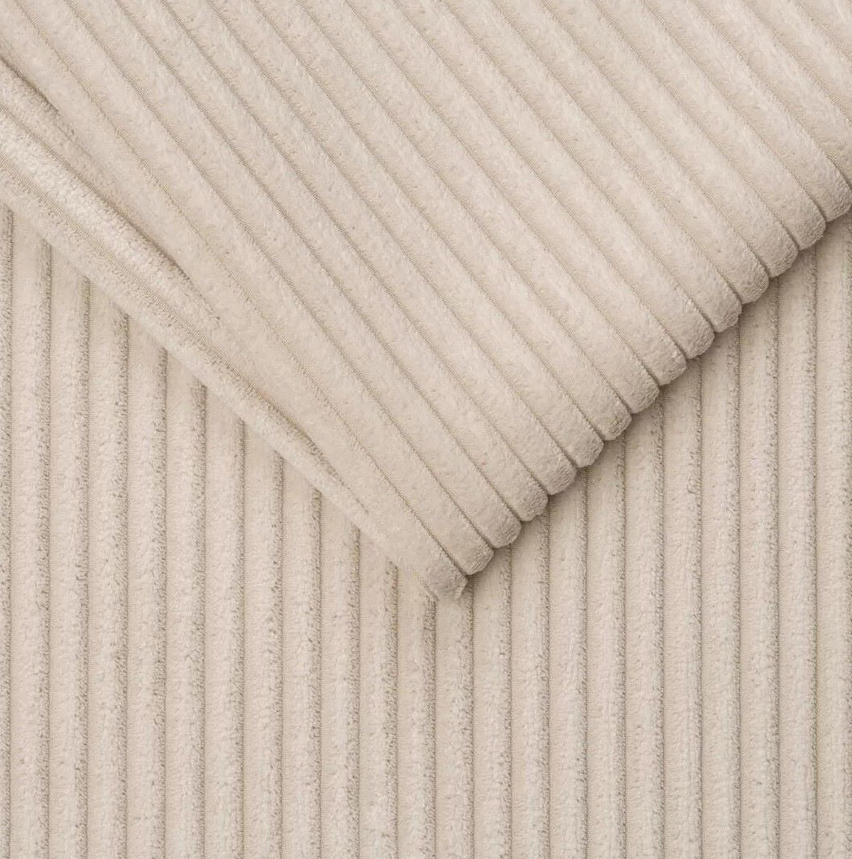 ECKSOFA mit Schlaffunktion und Bettkasten Couch U-form Gabon Stoff Zoom Creme - Creme, Holz (373/155cm) - Kaiser Möbel