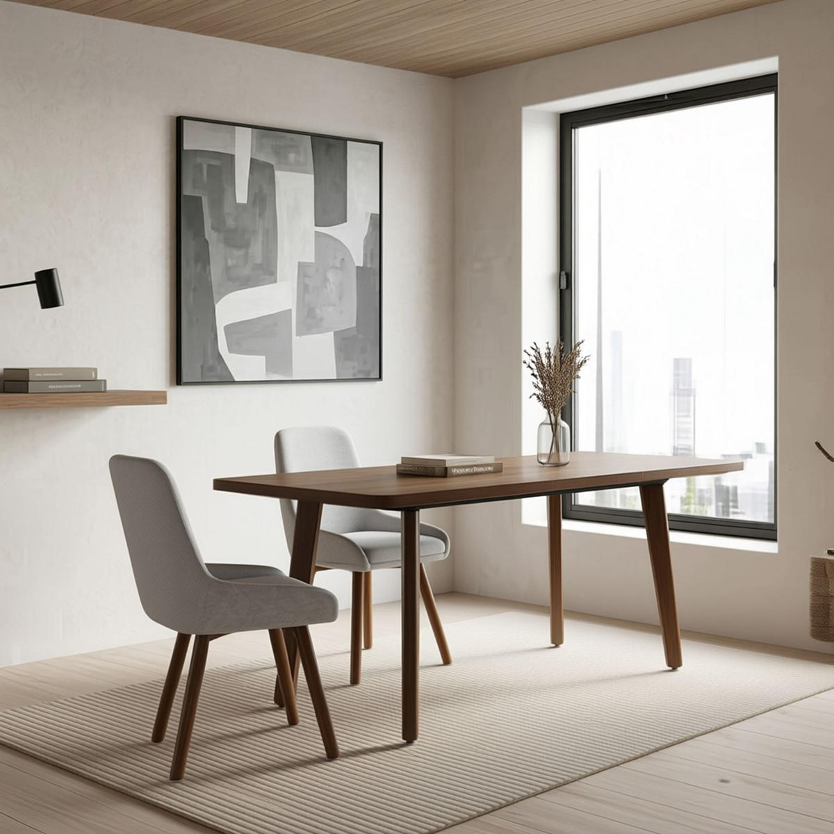 ESSTISCH NERI dunkelbraun - Dunkelbraun, Holz (80/140/76cm) - IDIMEX