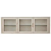 VITRINE Eiche massiv - Eichefarben, Holz (180/60/34cm) - Furnhouse