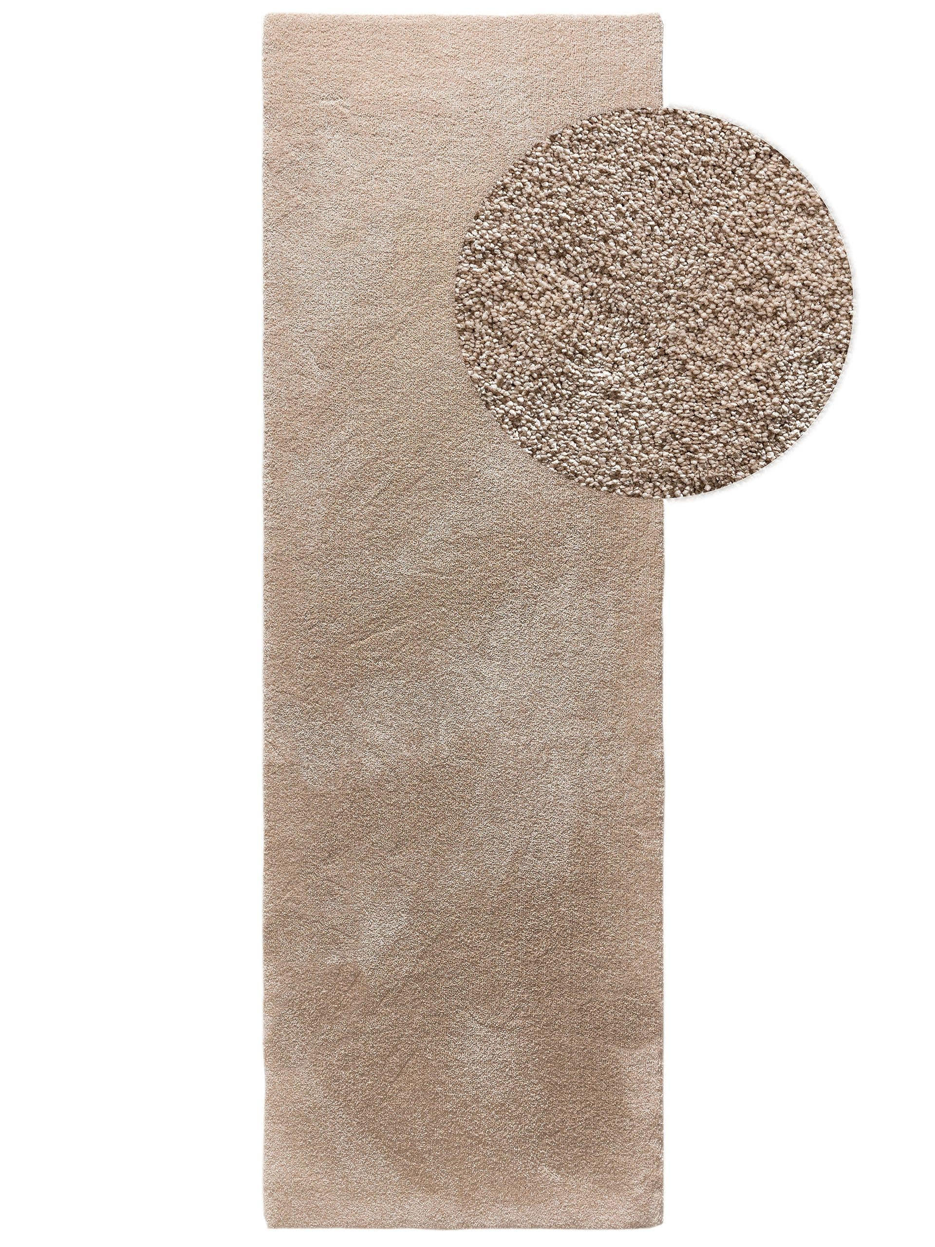 HOCHFLORTEPPICH Melvin waschbar 70/200 cm - Beige, Kunststoff (70/200cm) - benuta Nest