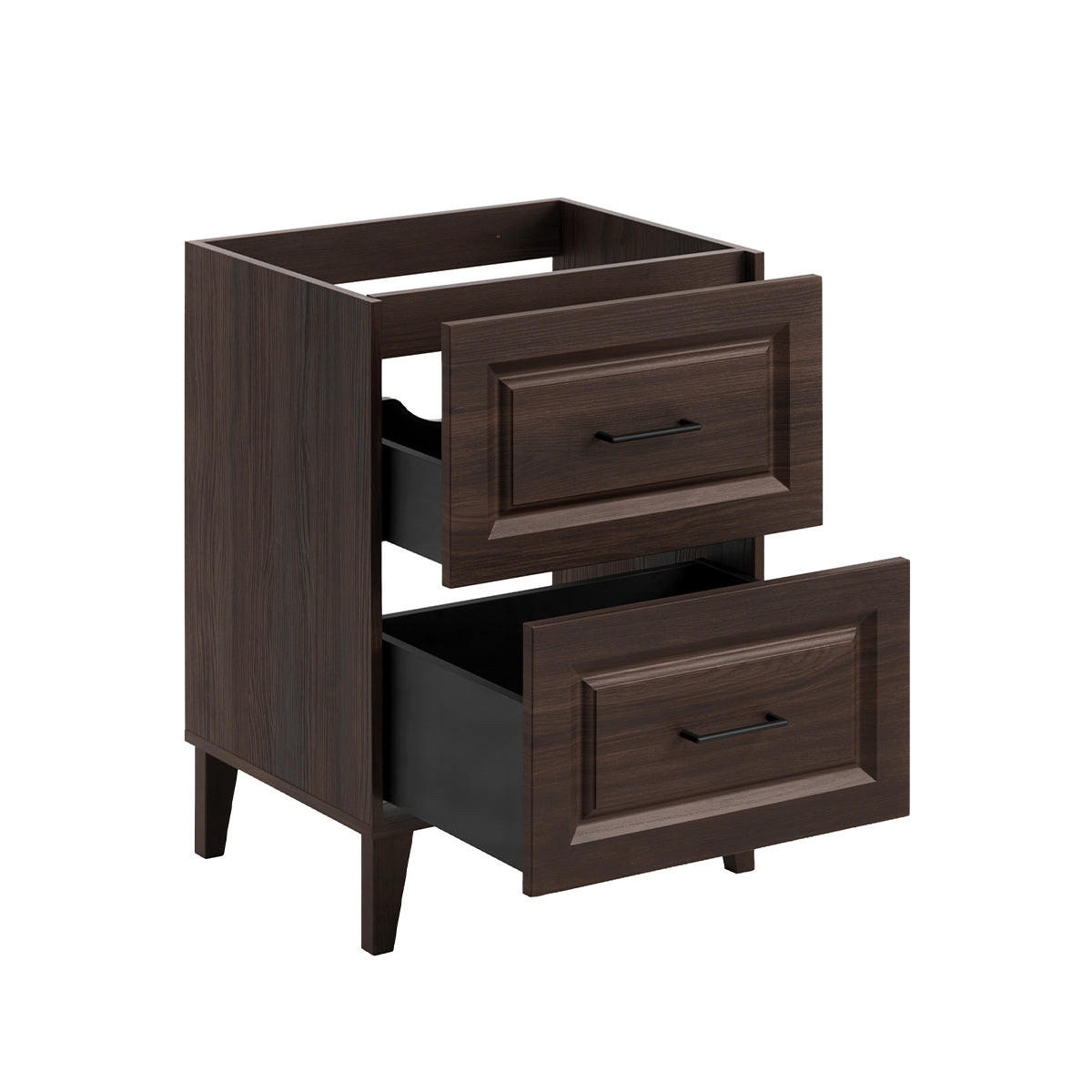 SKRINKA POD UMÝVADLO 60cm Moka Drevo - hnedá, kompozitné drevo (60/82/46cm) - Petits-meubles