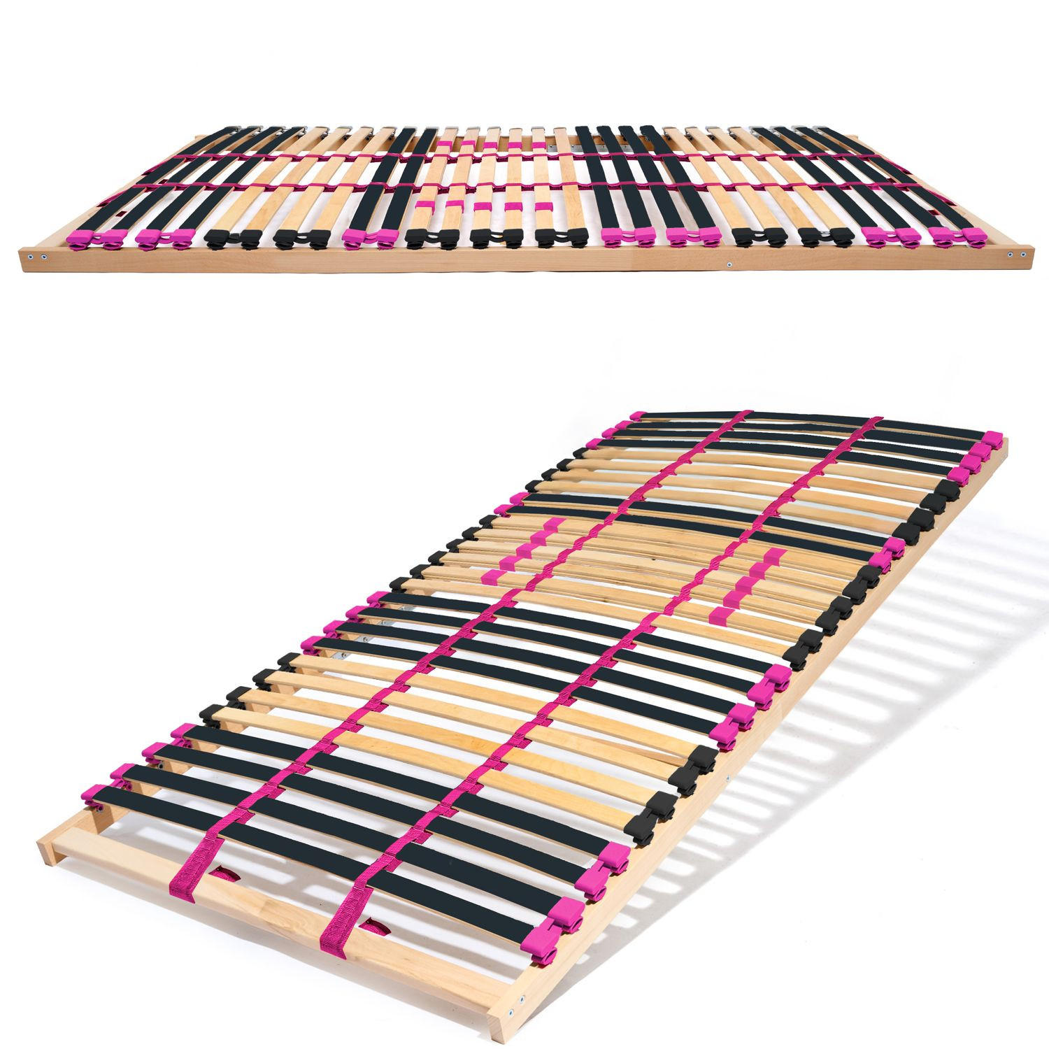 LATTENROST PINK DREAM 80 x 200 cm starr, Selbstmontage - Naturfarben, Holz (80/200cm) - Coemo