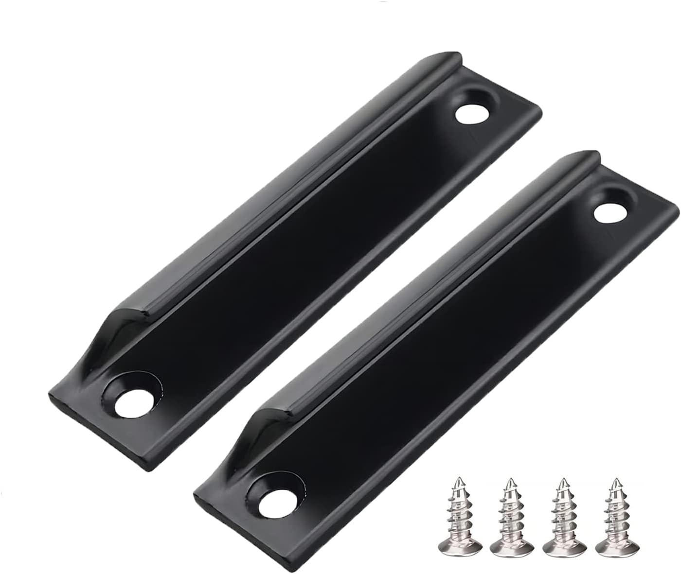 MÖBELGRIFF Schwarz 2er-Set Aluminium - Schwarz, Metall (2/2/9cm)