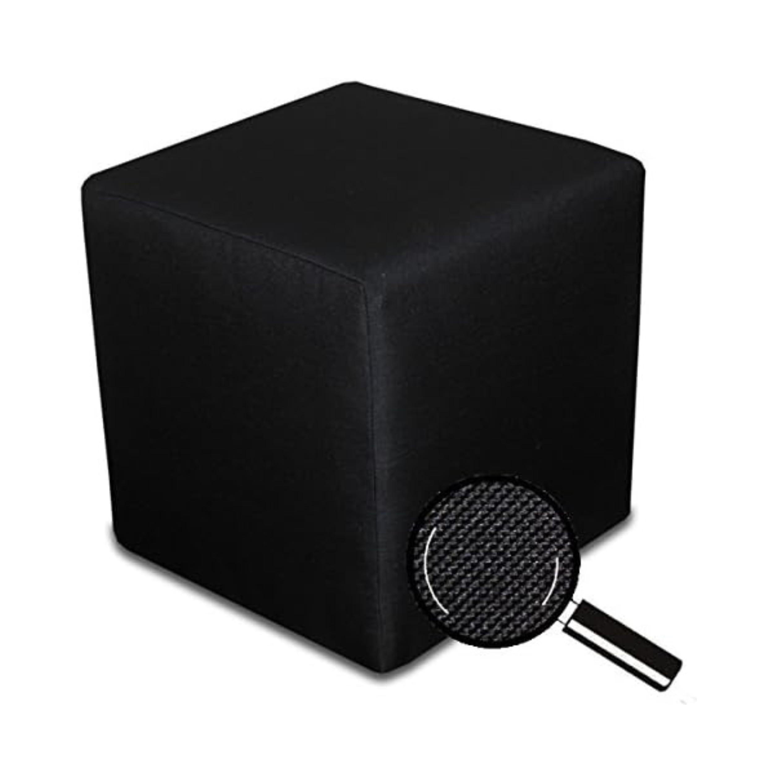 SITZWÜRFEL / Siège Pouf - Noir, 40X40X40 Cm, Assise Rembourrée, Confortable Pour Salon, Chambre Ou Bureau - Schwarz, Textil (41/41/40cm) - Best For Home