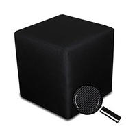 SITZWÜRFEL / Siège Pouf - Noir, 40X40X40 Cm, Assise Rembourrée, Confortable Pour Salon, Chambre Ou Bureau - Schwarz, Textil (41/41/40cm) - Best For Home