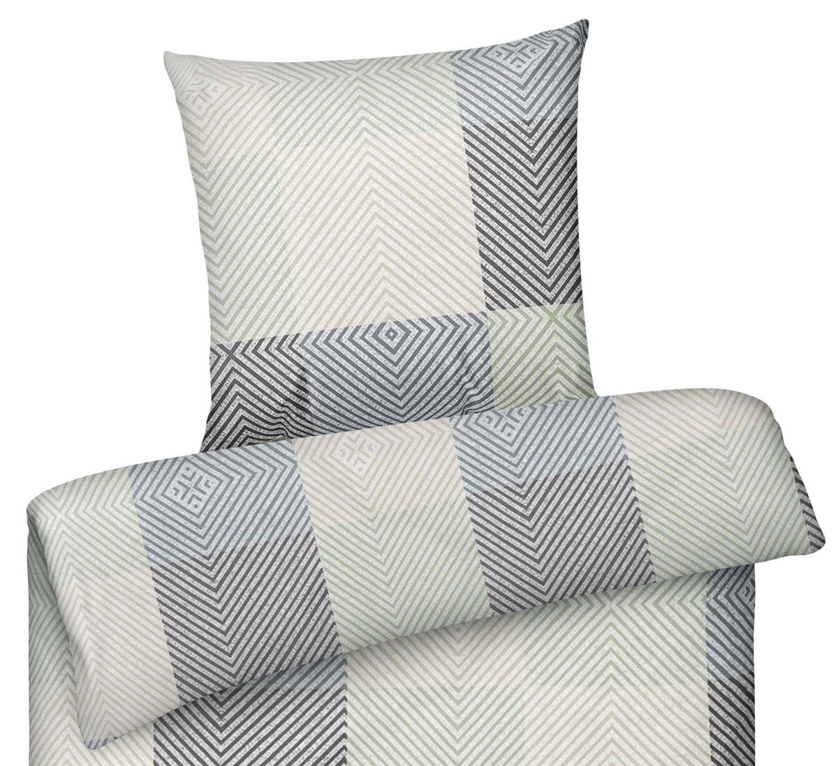BETTWÄSCHE-RENFORCE 200x200 Bunt Kariert, Bettbezug aus 100% Baumwolle - Multicolor, Textil (200/200cm) - Carpe Sonno