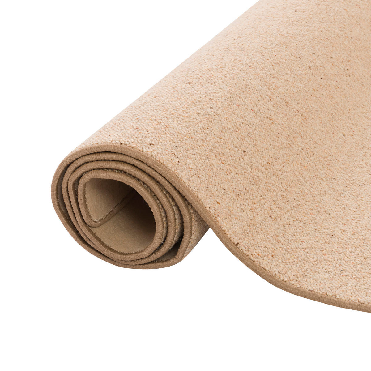NATUR TEPPICH WOLLE BERBER - Kastanienfarben, Textil (100/400cm) - Snapstyle