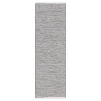BAUMWOLLLÄUFER Ron handgewebt 80x300 cm - Schwarz, Naturmaterialien/Textil (80/300cm) - benuta