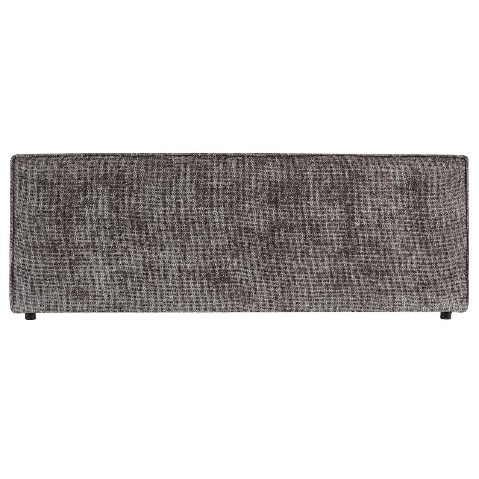 KOPFTEIL ELOWA 160x190 cm grau - Grau, Textil (161/59/6cm) - IDIMEX