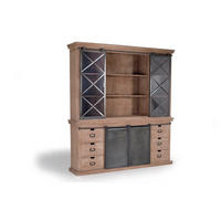 BUFFETSCHRANK aus Mangoholz und Metall - Braun, Holz (53/220/20cm) - Giner y Colomer