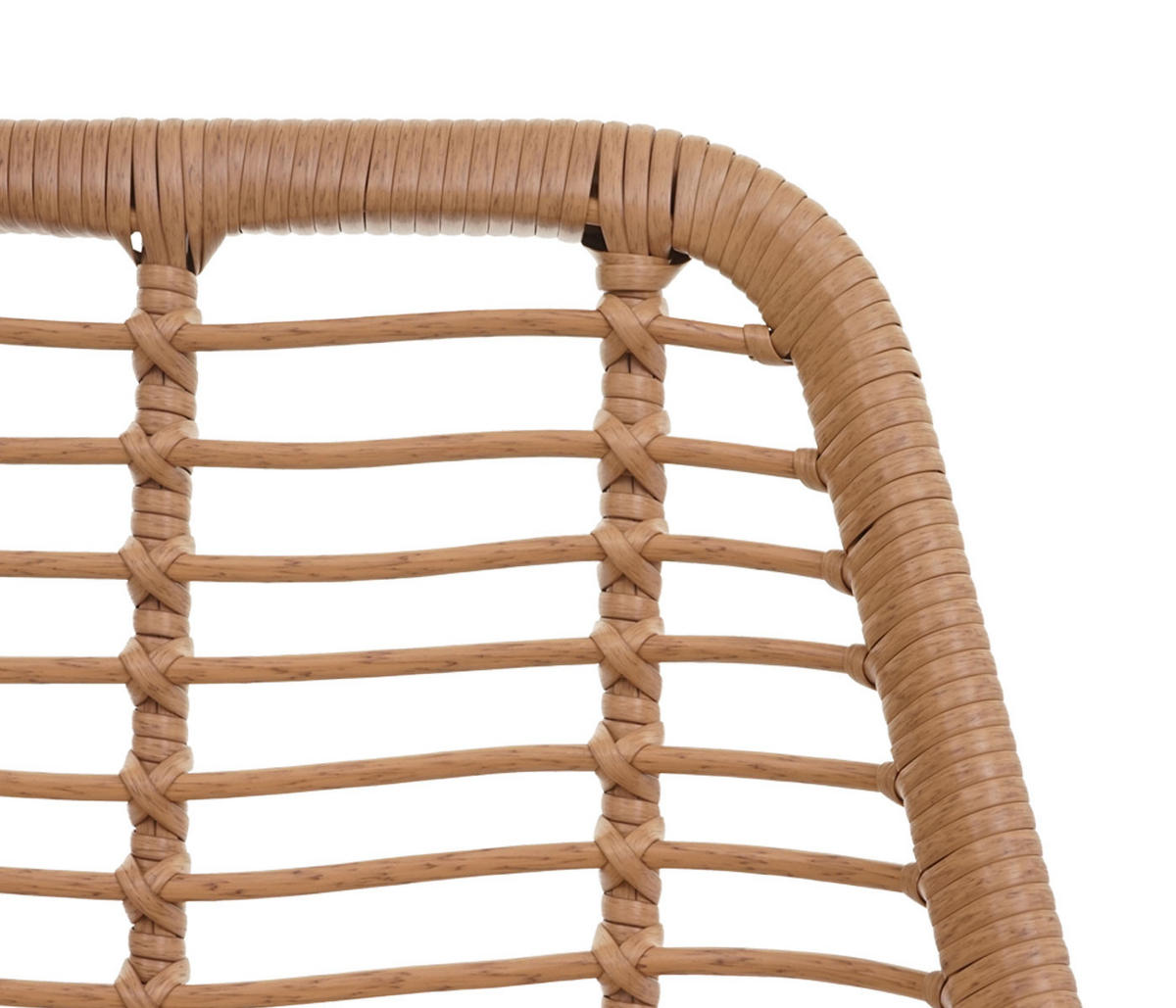 POLYRATTAN GARNITUR G17A Braun, Cremeweiß - Braun/Weiß, Kunststoff - MCW
