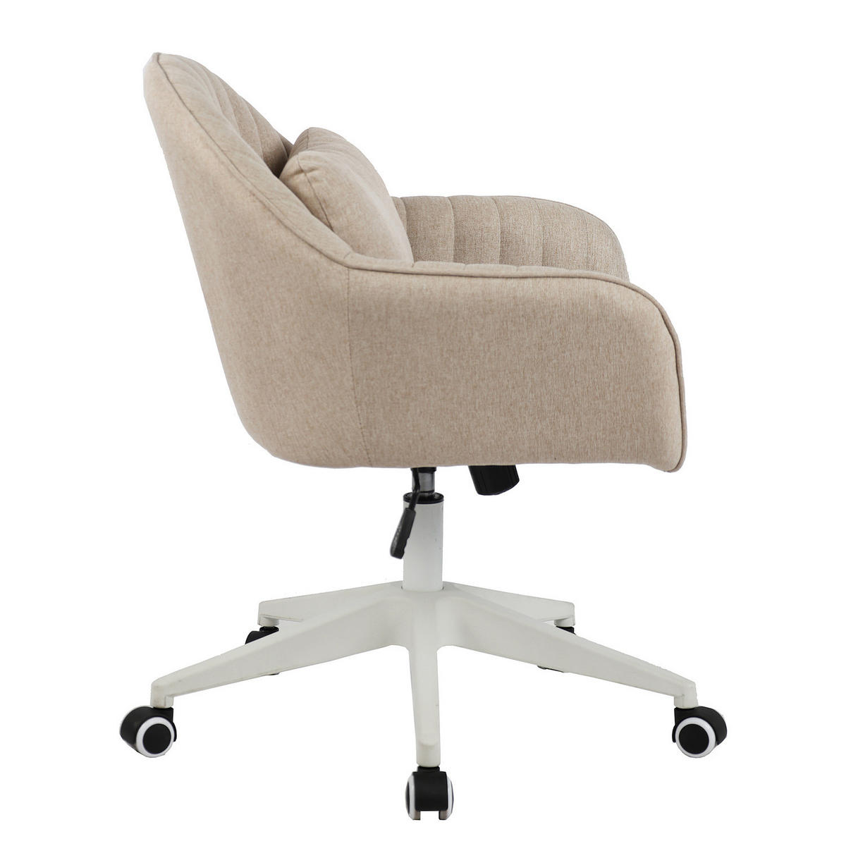 BÜRODREHSTUHL - Microfaser / Kunststoff - Grau, Kunststoff (59/93/65cm) - home24