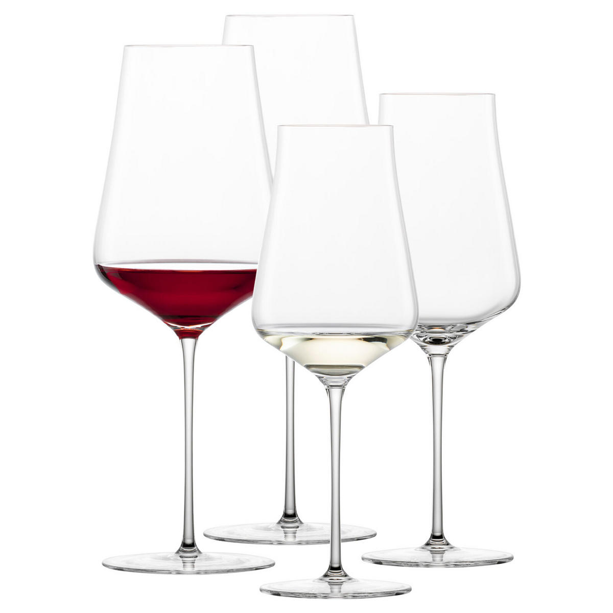 BORDEAUX- UND WEISSWEINGLÄSER Duo transparent 4er Set - Transparent, Glas - Zwiesel Glas