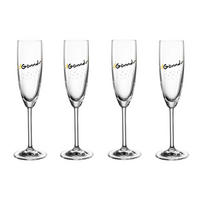SEKTGLÄSER Presente transparent 200 ml 4er Set - Transparent, Glas (0.2L) - Leonardo Living