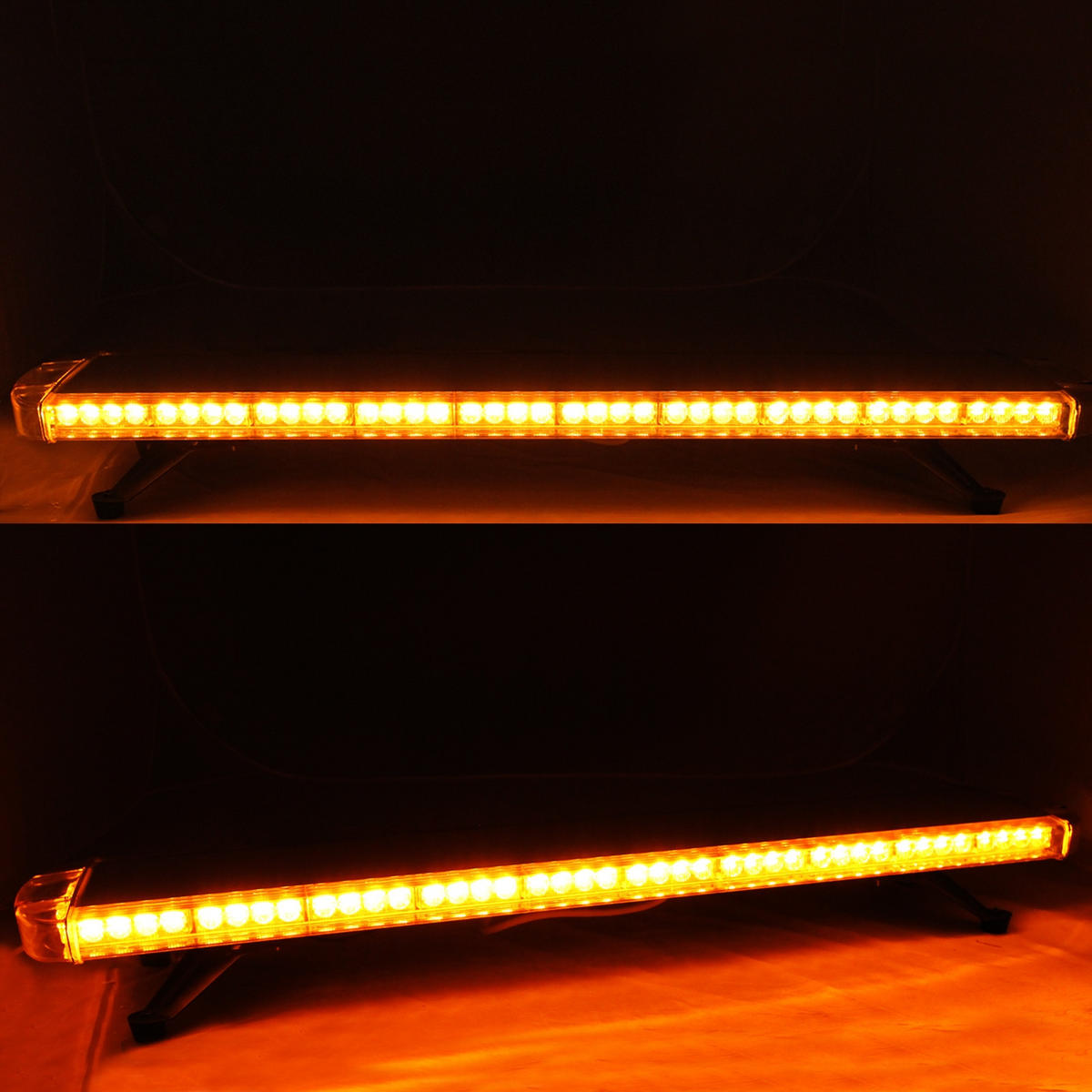 WARNLEUCHTE BALKEN LED Rundumlicht 88 LED`s - Orange, Kunststoff (20/120/1cm) - Monstershop