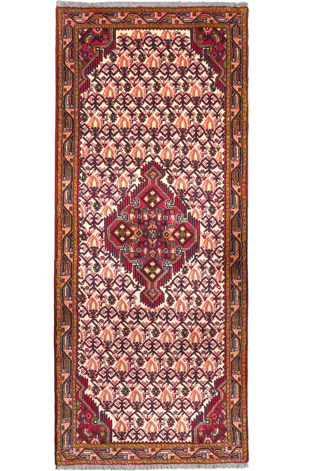 Looma Läufer Beige, Rot 81x195 cm