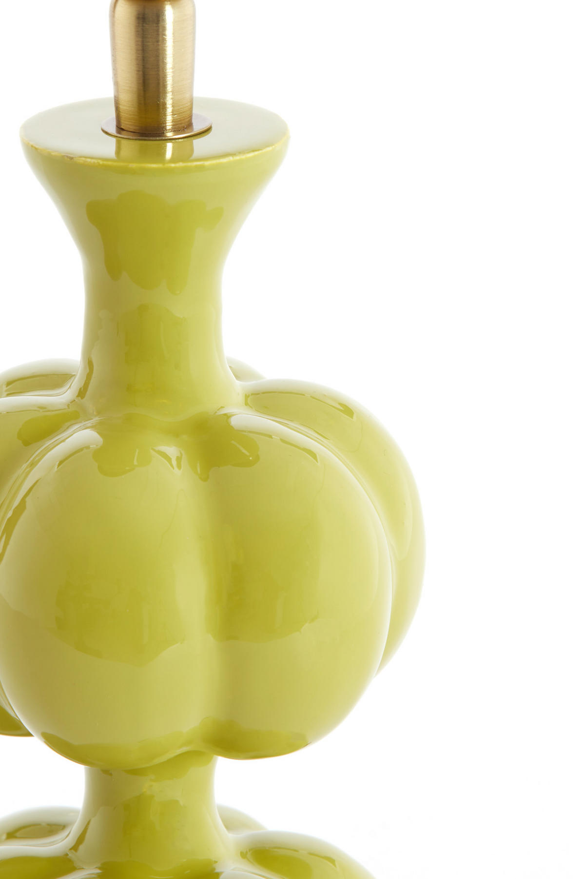 LAMPENFUSS Caldas Grün Ø10/38 cm - Grün, Metall (10/10/38cm) - Light & Living