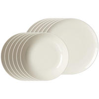 TAFELSERVICE Casablanca weiß 12er Set - Weiß, Keramik (1/1/1cm) - Ritzenhoff Breker