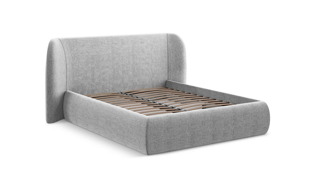 POLSTERBETT mit Bettkasten und Lattenrost 160x228 Grün - Dunkelgrün/Schwarz, Kunststoff/Textil (140/200cm) - Makamii