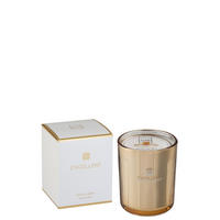 DUFTKERZE EXCELLENT - Glas - Gold - M - 80 Std. - Goldfarben, Glas/Paraffin (11/14.5cm) - J-Line