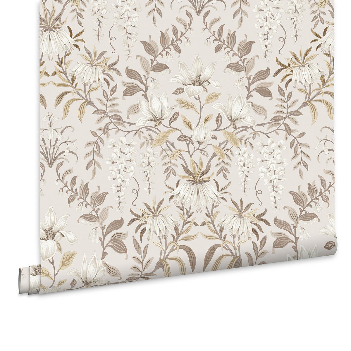 VLIESTAPETE Parterre - Naturfarben, Papier/Kunststoff (52/1000cm) - LAURA ASHLEY