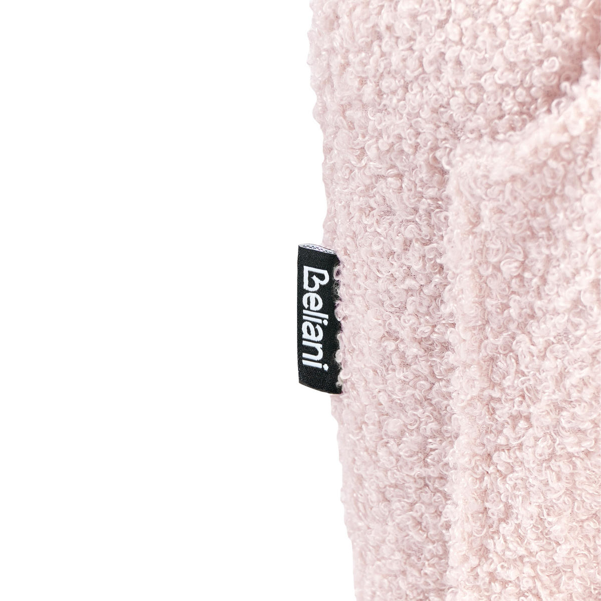 KINDERSCHAUKELSTUHL Bouclé Pastellrosa Norby - Pink, Textil (54/71/70cm) - Beliani