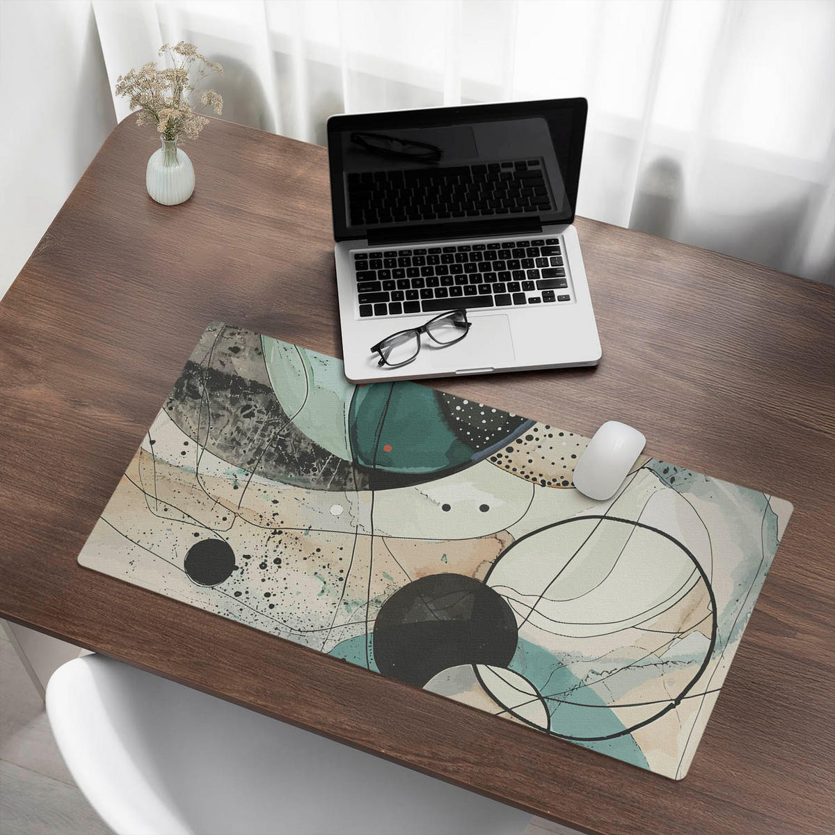 SCHREIBTISCHUNTERLAGE 90x45 cm Türkis - Türkis, Kunststoff (1.6/90/45cm) - Wallfluent