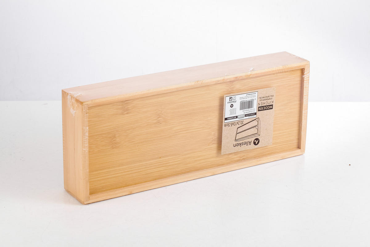 FOLIENSPENDER Modern Kitchen Naturfarbe 33.2/13/5.5 cm Holz - Naturfarben, Holz (13/5.5/33.2cm) - Mondex