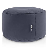 SITZSACK-HOCKER Pouf "Stay" 45x25cm - Grau, Textil (45/25/45cm) - Green Bean