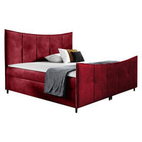 BOXBETT Bergamo Lux - Rot, Holz (140/200cm) - MIRJAN24