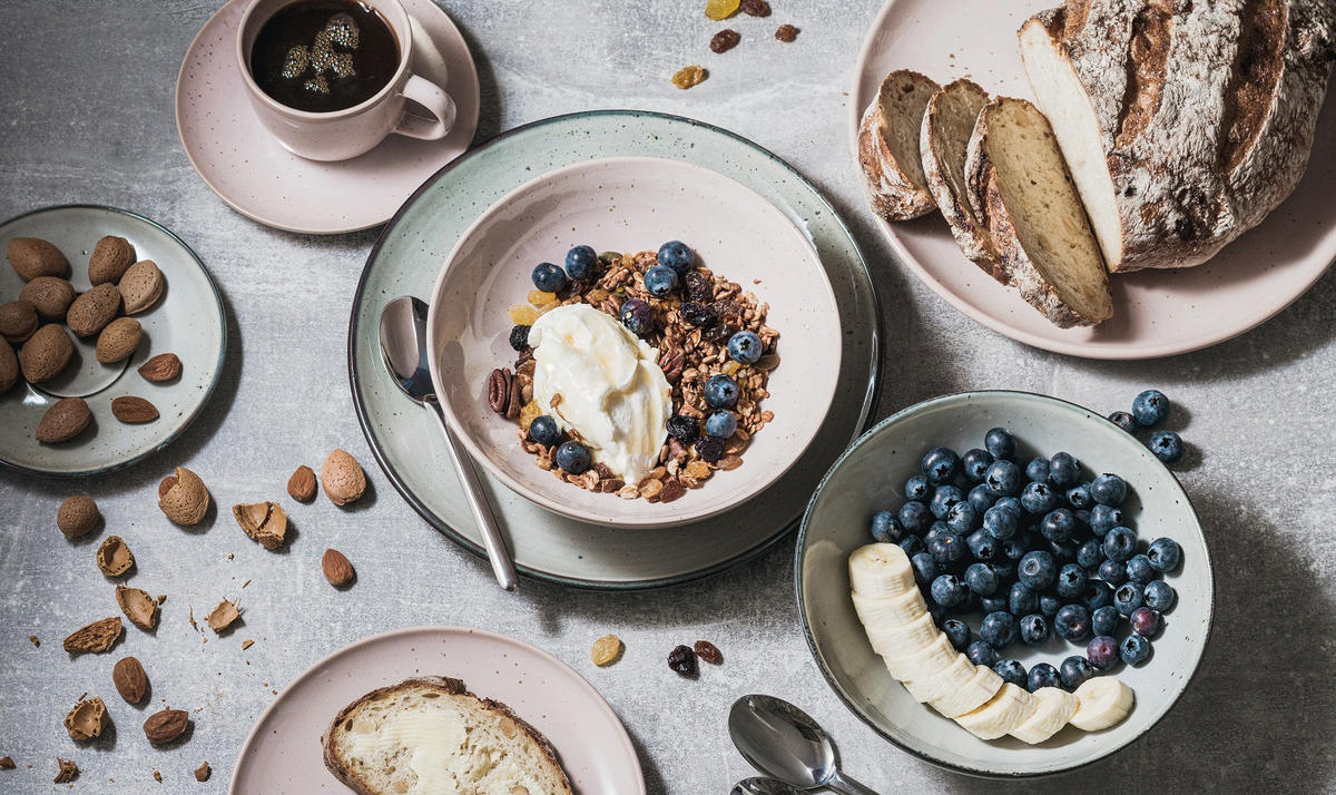 SPEISETELLER Freckles Grün ø 26 cm - 4 Stück - Grün, Keramik (1/2/3cm)