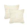 KISSENBEZUG, 2er-Set, 40 x 40 cm, 100% Polyester, Weiß - Weiß, Textil (40/40cm) - Zollner