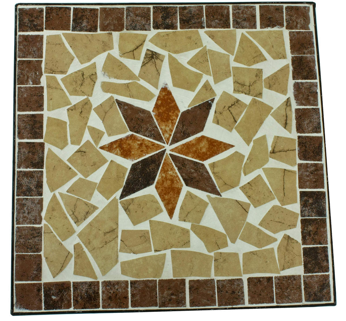 GARTENTISCH Simon Garten - Braun, Metall (35/35/53cm) - DELUKE