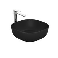 WASCHBECKEN Quadratisch R-Ecken Schwarz 41,5 / 41,5 / 14,5 cm - Schwarz, Keramik (41.5/14.5/41.5cm) - EMKE