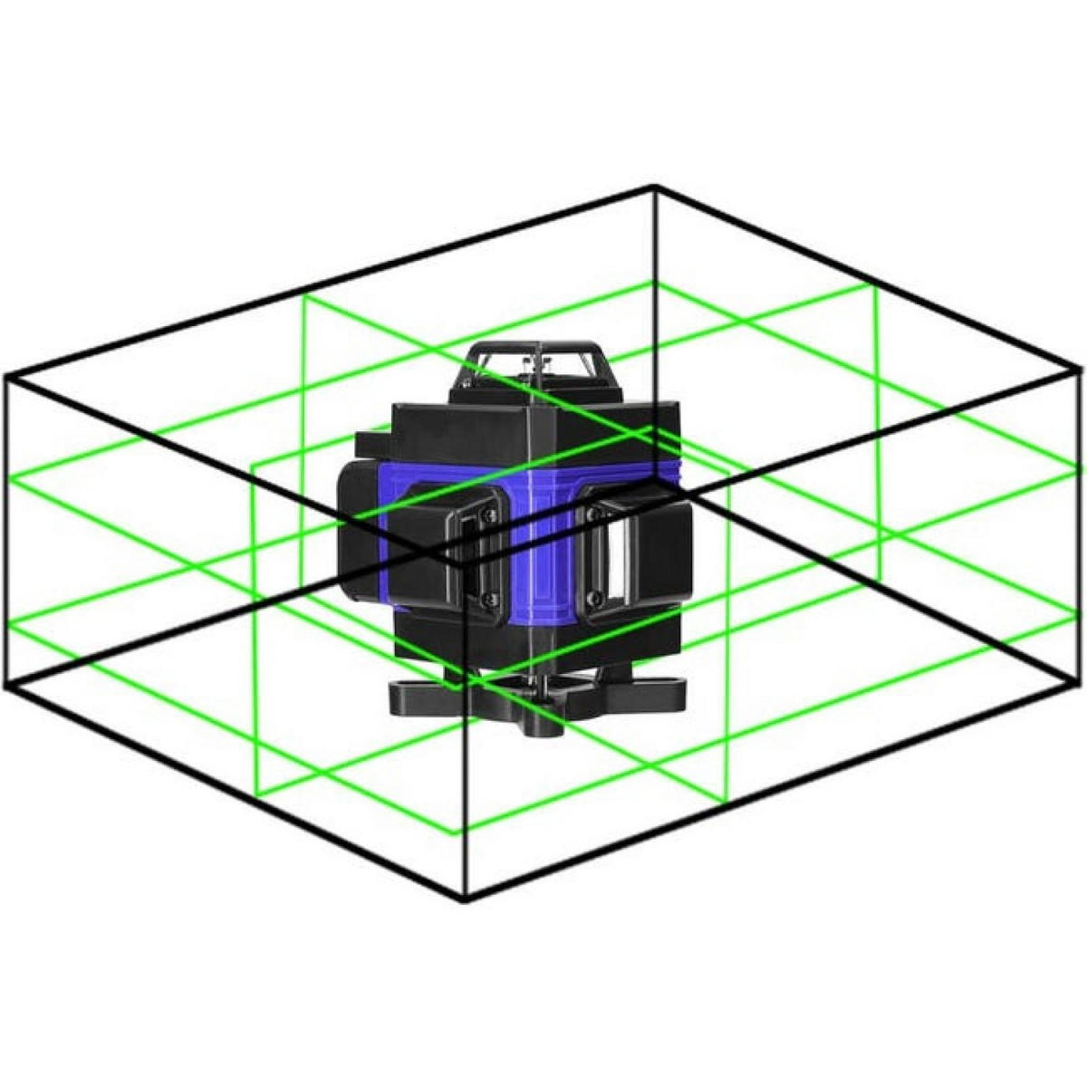 NIVELLIERGERÄT – 16-Linien-Laser - Blau, Kunststoff (44/21/25cm) - DCA