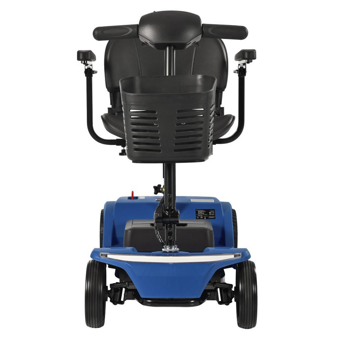 ELEKTROMOBIL faltbar Seniorenmobil,250 W,25 km,12Ah 4-Rad-Scooter,Blau - Blau, Metall (48.5/86/99cm) - LVHOM