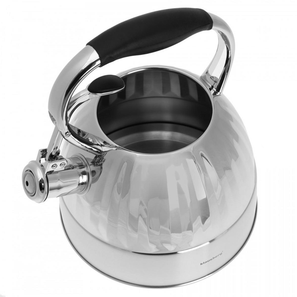 WASSERKESSEL Silber 20/20/26 cm KB7479 - Silberfarben, Metall (20cm) - Klausberg 