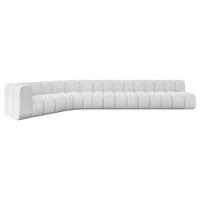 ECKSOFA modulares Sofa Karex-L3 - 490x194x70 cm Weiß - Weiß, Holzwerkstoff/Textil (490/194cm) - ALTDECOR