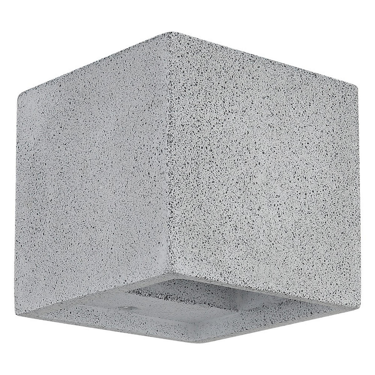 AUSSEN-WANDLEUCHTE FERGUSON Aluminium, Weiß matt, Up & Down - Weiß, Metall (12/11.5/12cm) - Globo Lighting