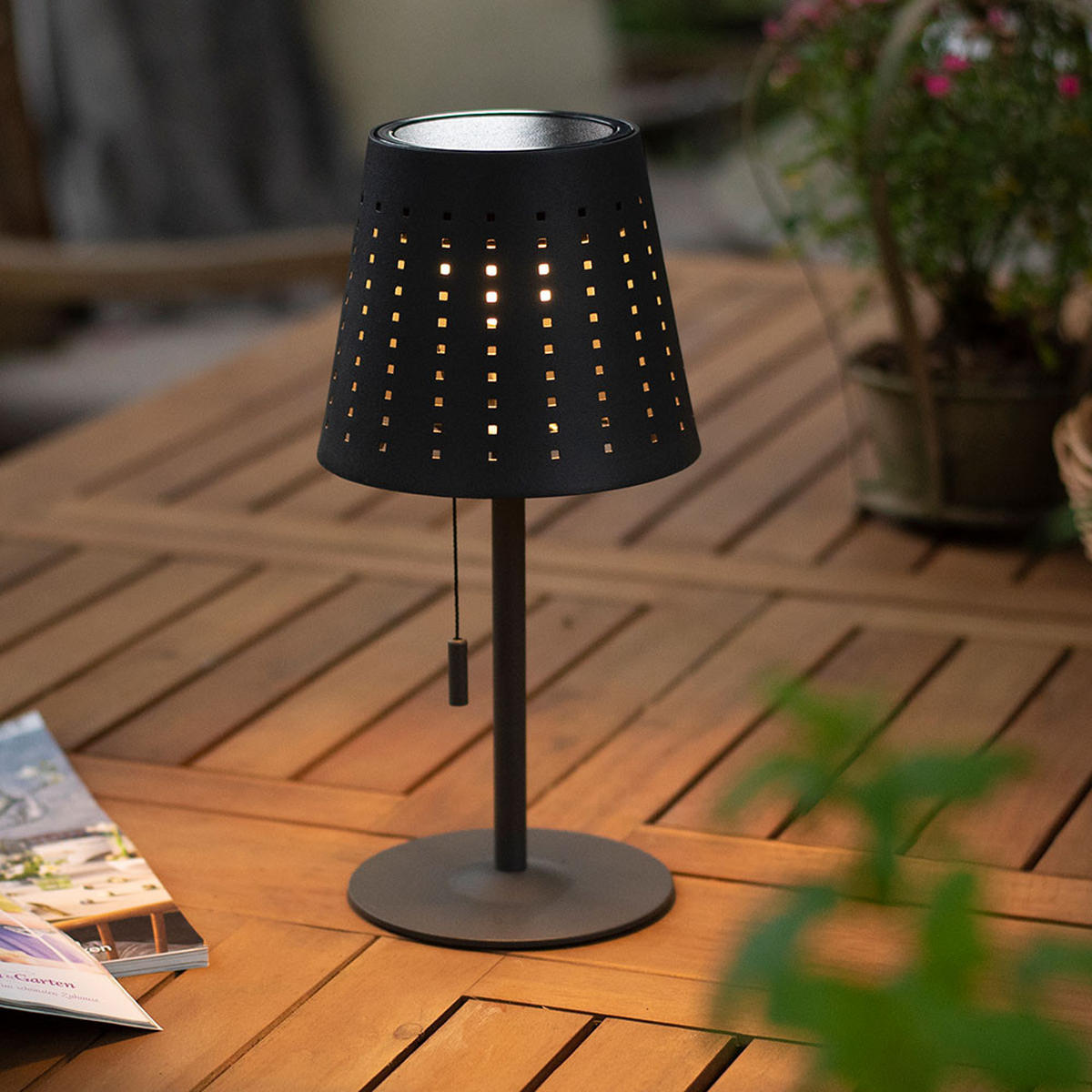 LED AUSSENLEUCHTE Mandy Metall Anthrazit - Anthrazit, Metall (14/14/30cm)