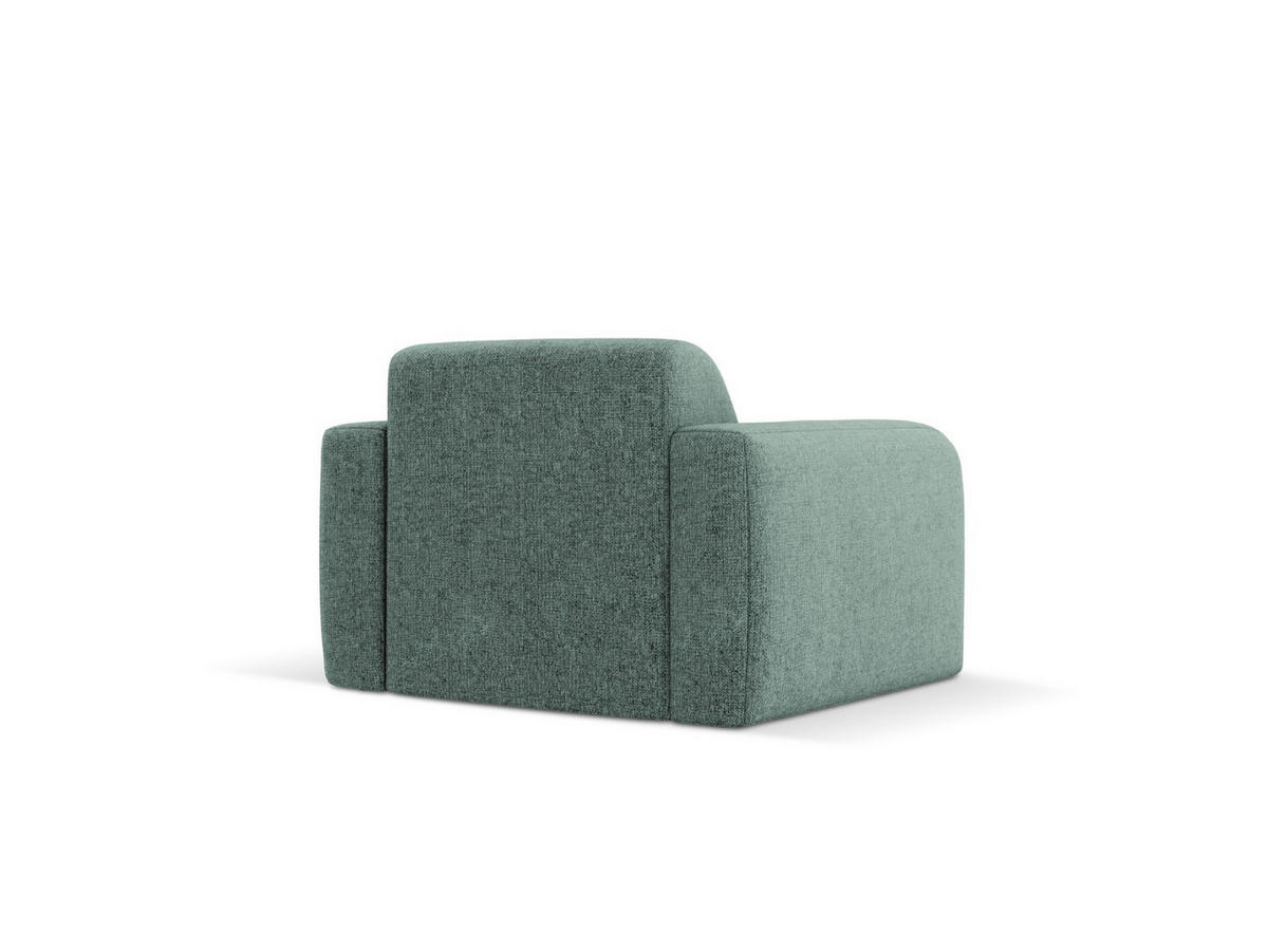 SESSEL Molino aus Chenille-Stoff petrol - Petrol, Textil (95/72/105cm) - Micadoni