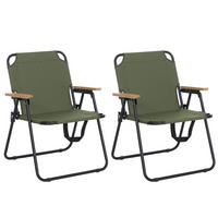 CAMPINGSTUHL Grün - Grün, Textil (57/71/57cm) - MCW