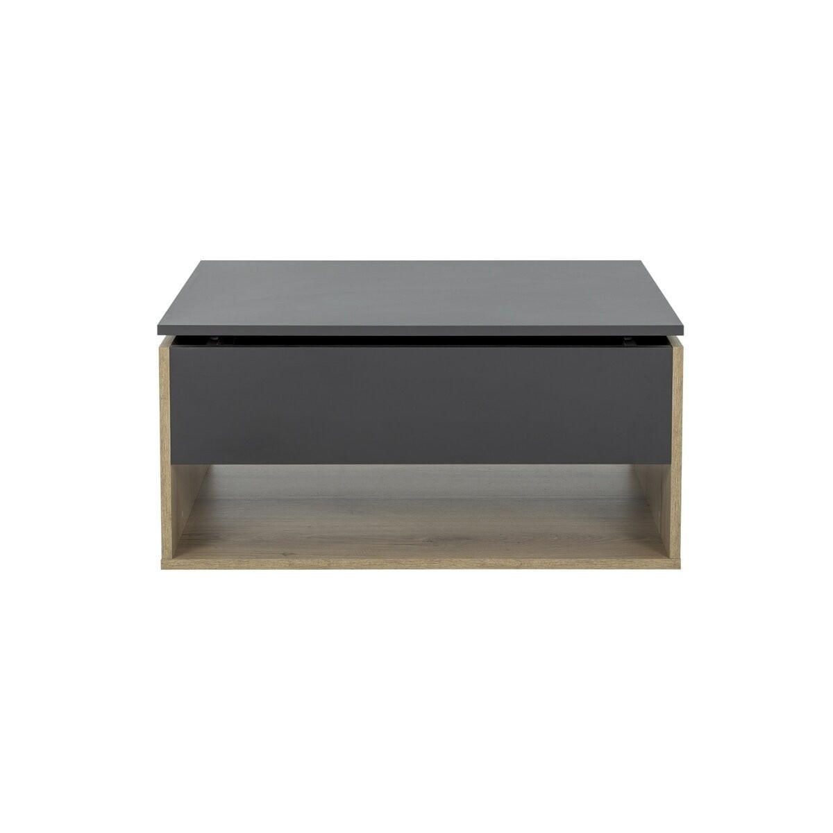 COUCHTISCH H44 cm - URBAN - Eschefarben, Holzwerkstoff (90/60/44cm) - Calicosy