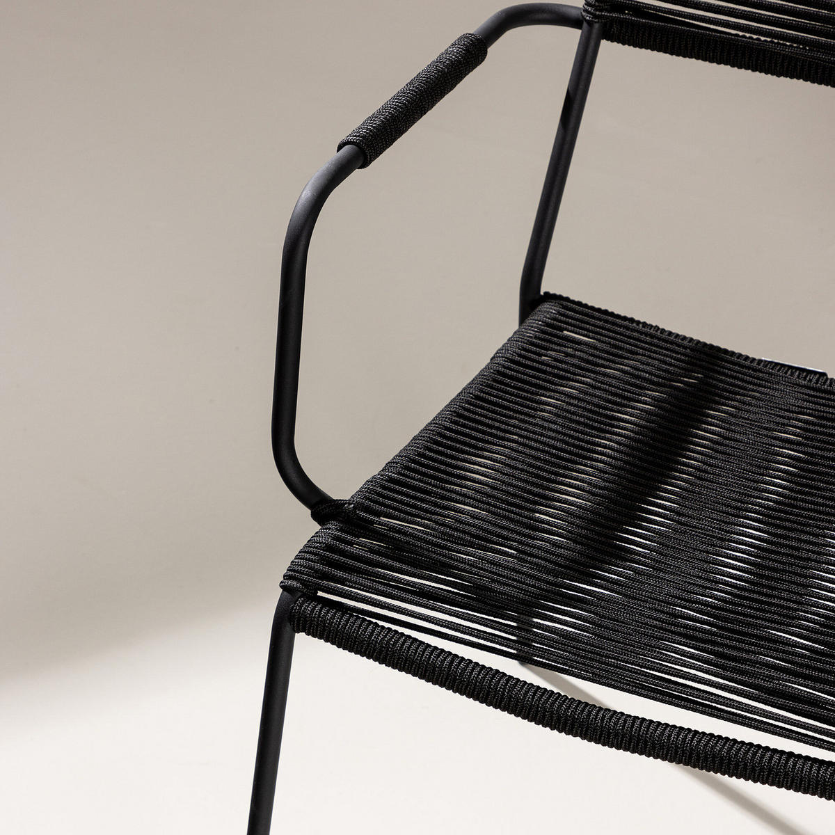 ARMLEHNENSTUHL - Schwarz, Textil (55/85/66cm) - home24