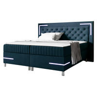 BOXBETT Tenosi 5 LED - Blau, Holz (180/200cm) - MIRJAN24